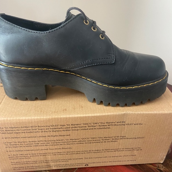 Dr Martens Platform Tie Shriver-Low Black - Picture 6 of 11